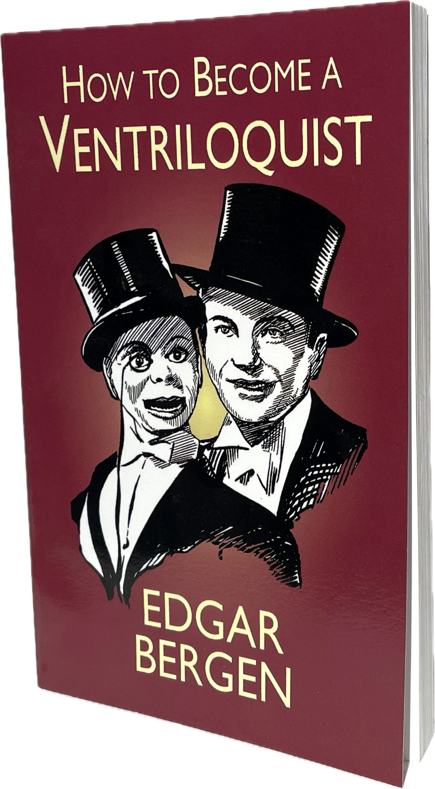 HOW TO BECOME A VENTRILOQUIST BOOK Bergen Vent Puppet Learn Dummy Throw Voice Be
