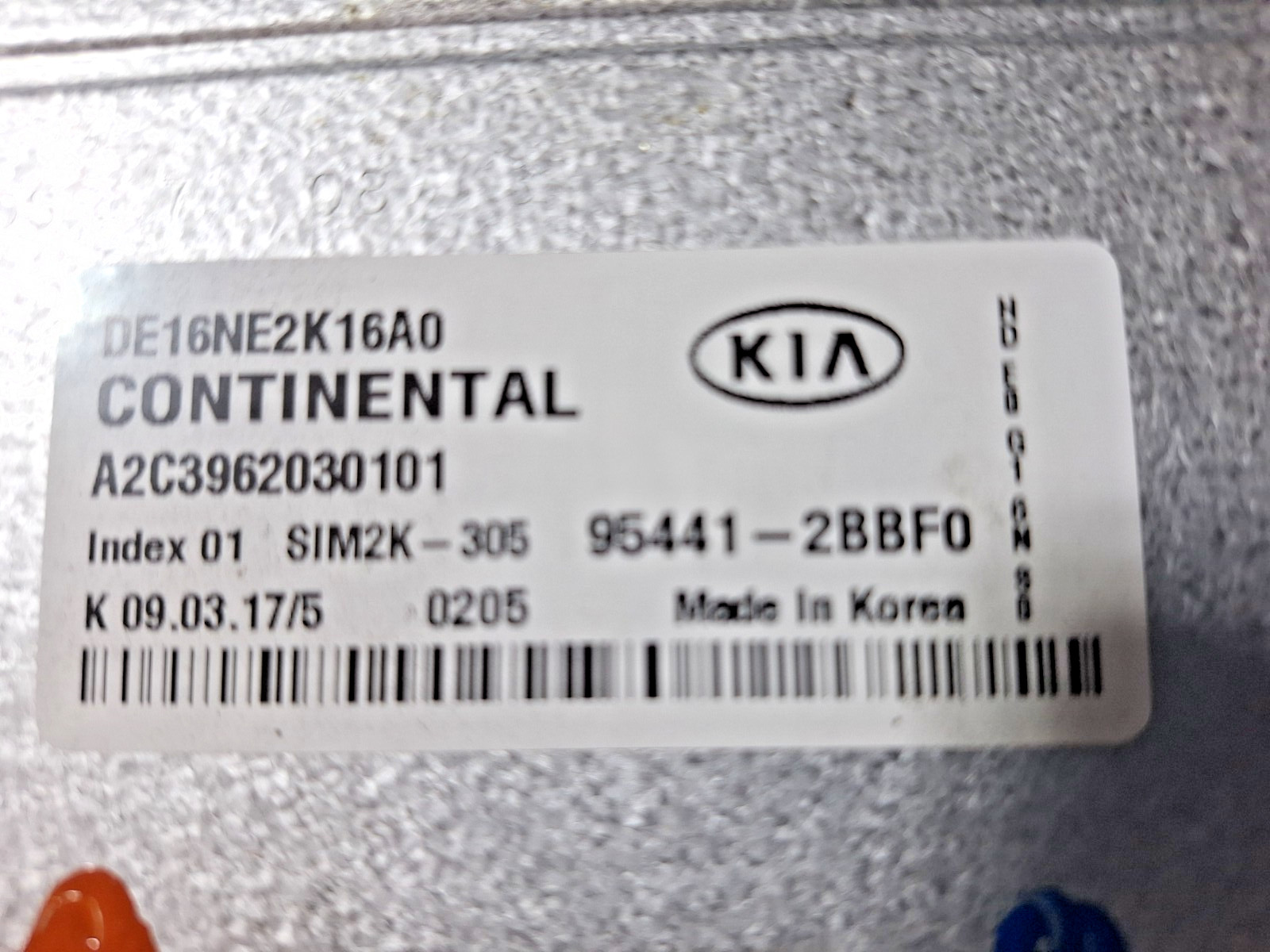 KIA NIRO FWD AUTOMATIC TRANSMISSION COMPUTER CONTROL MODULE OEM
