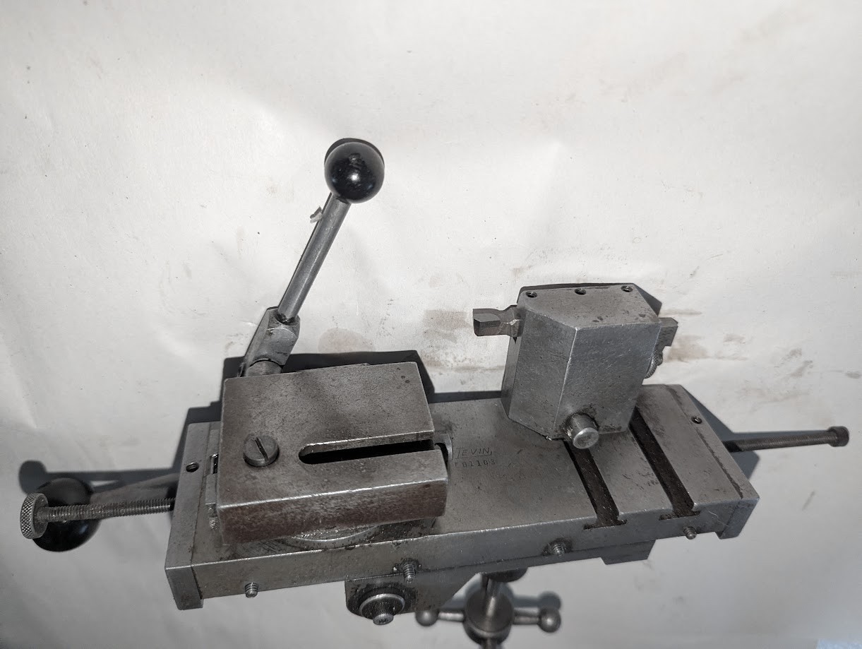LEVIN LATHE E01103 double tool cross slide Rear tool post - handles & mounting