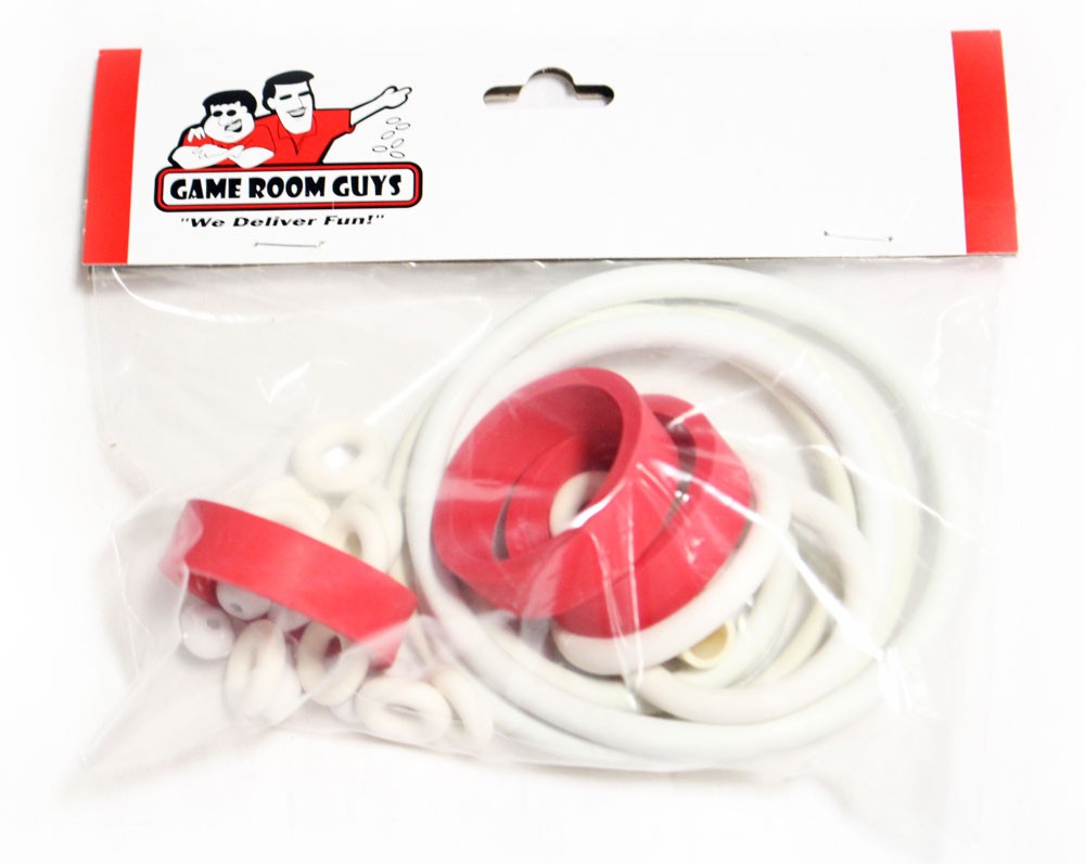 Sonic Mars Trek Pinball Machine Replacement Repair Rubber Ring Kit White