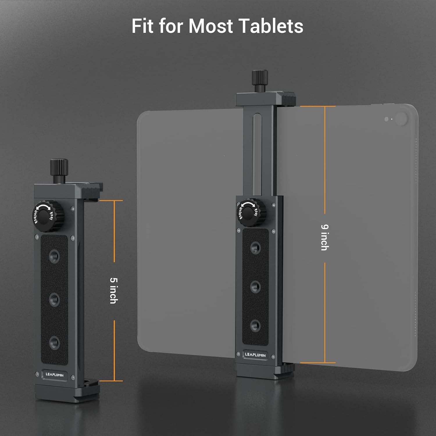 Tripod Mount Adapter for Ipad, Aluminum Tripod Mount Holder for Tablet,Tablet...