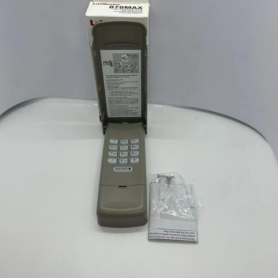 LiftMaster 878MAX Wireless Keyless Entry Garage Door Opener Keypad Security+