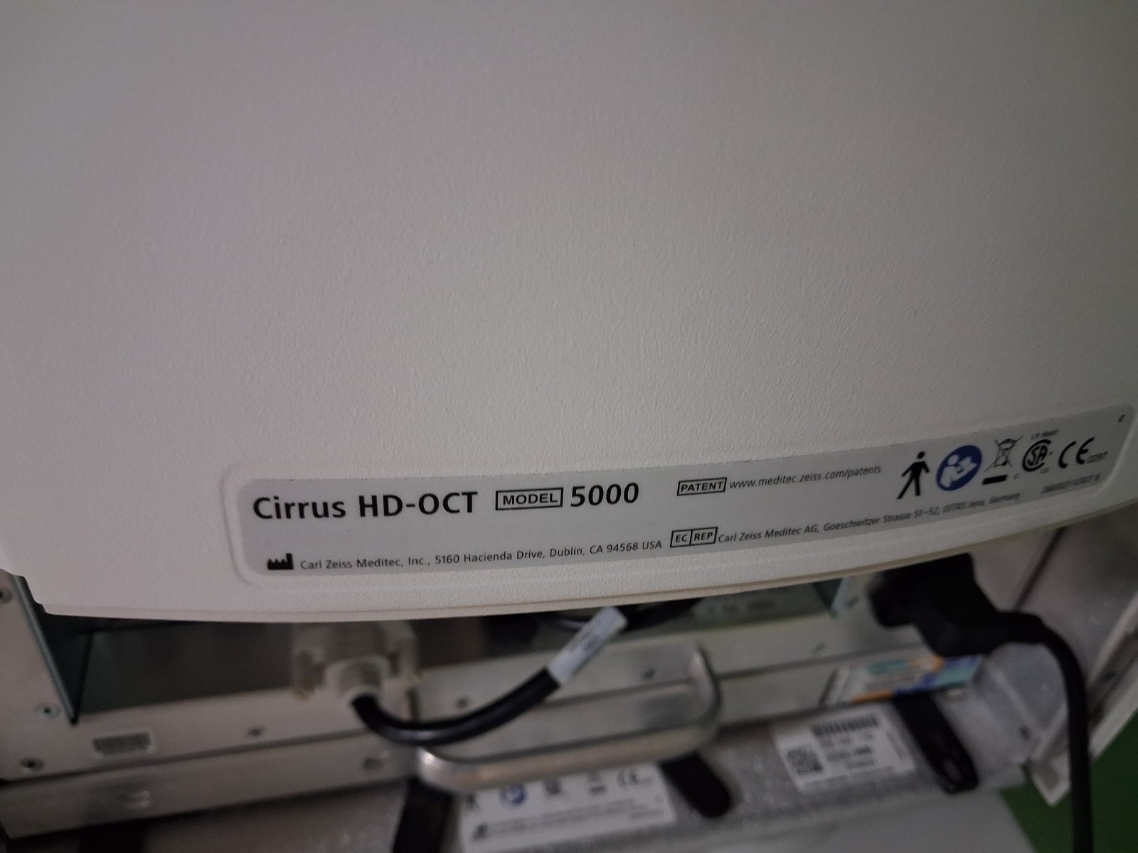 ZEISS CIRUS HD-OCT 5000 -2016 Model