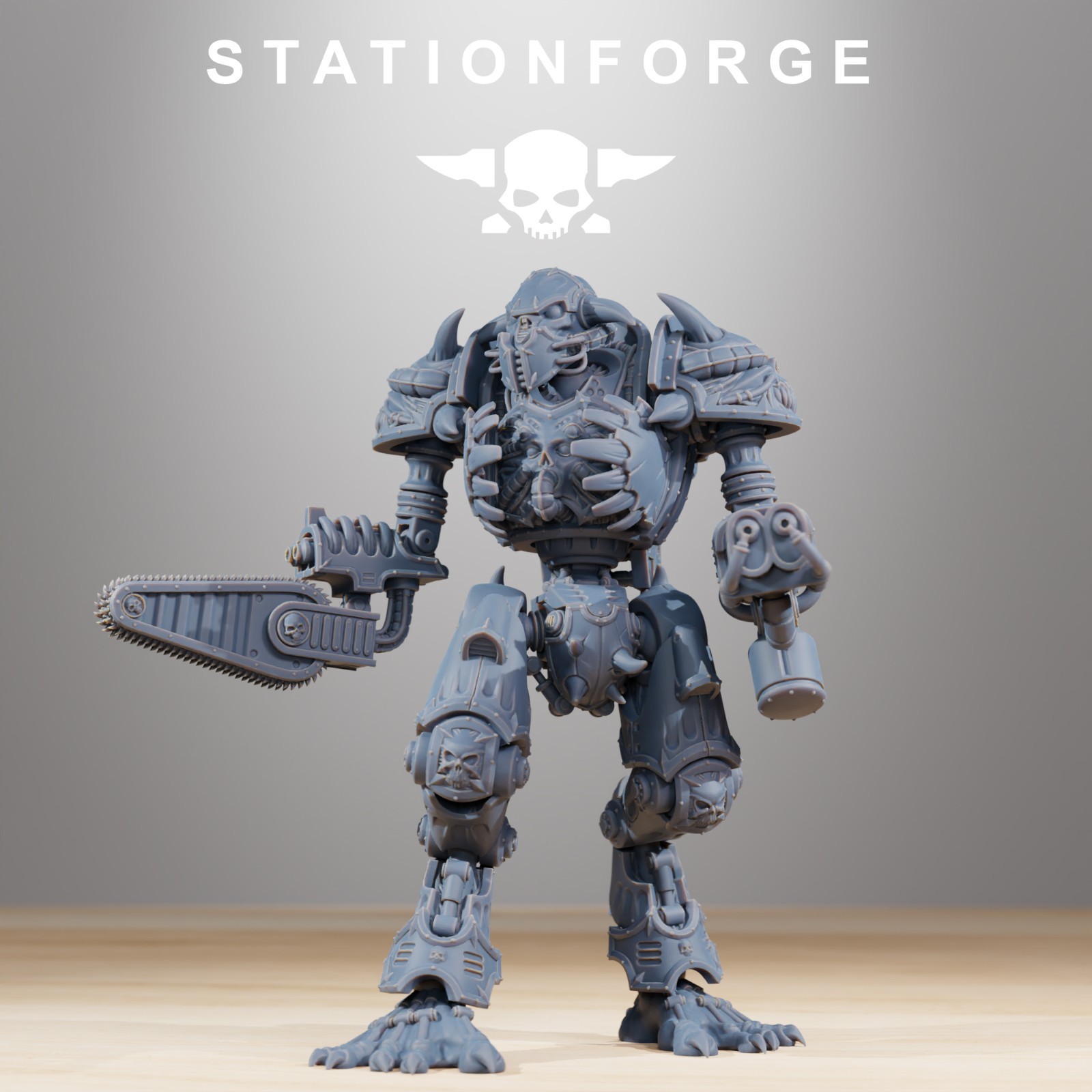 Stationforge Miniatures Pythonicus Armageddon Corruped Knight Sci Fi Grim Dark
