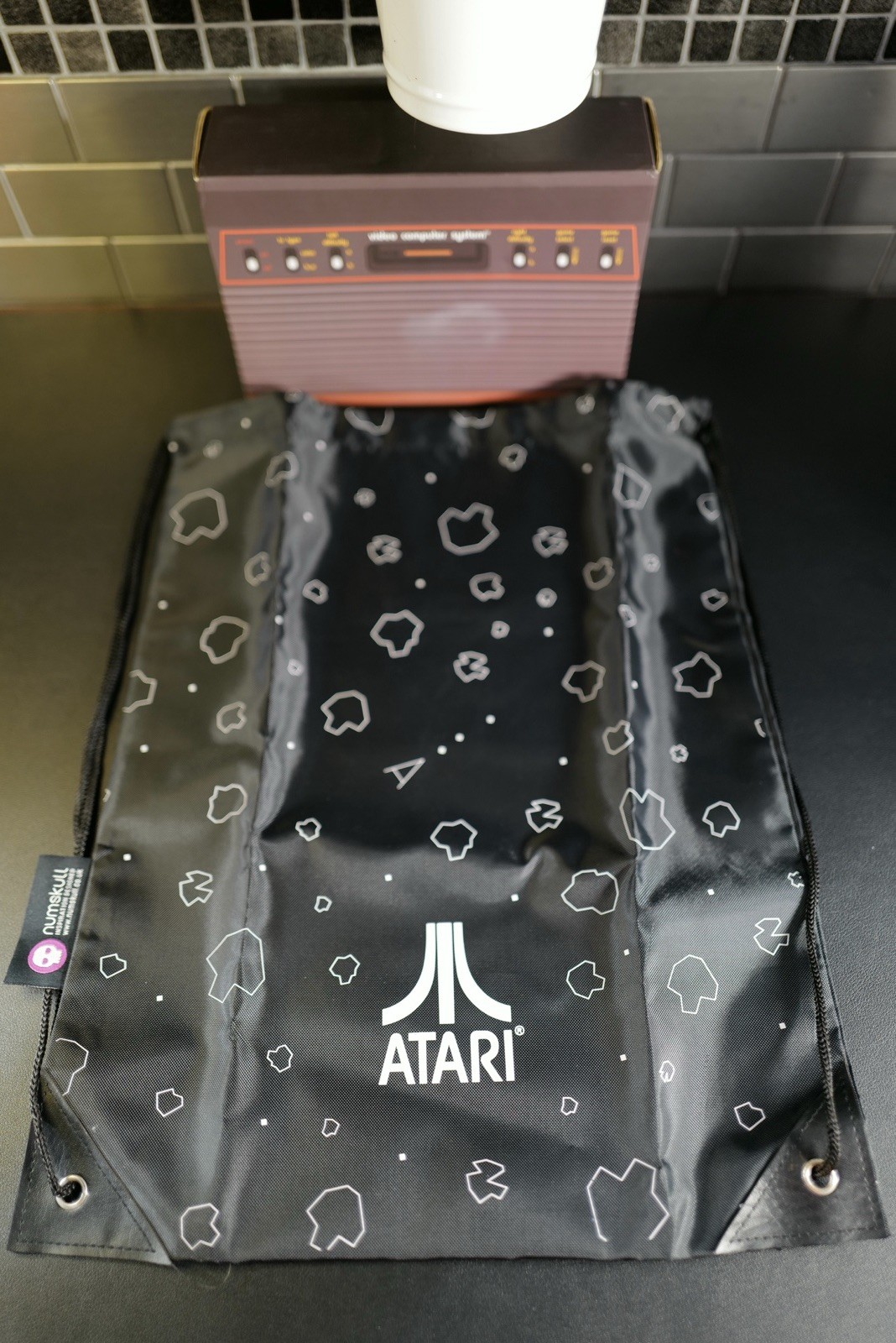 Atari Numskull 2018 Rucksack Bag & Atari 2600 Shape Box Set