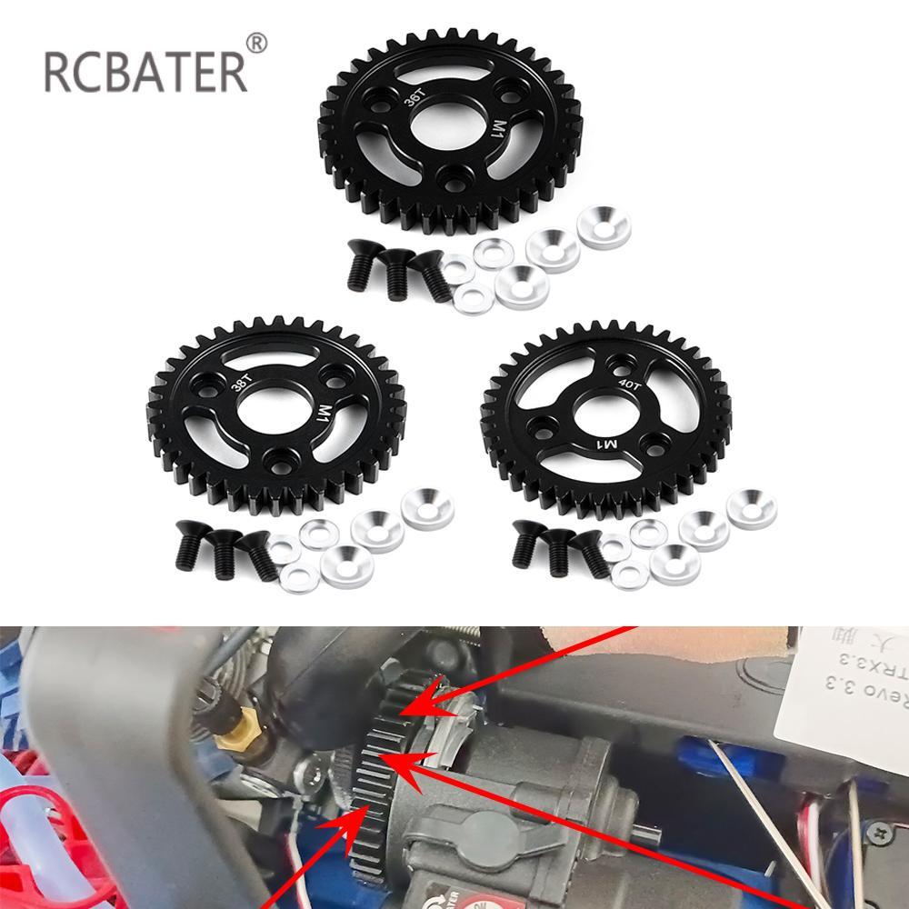 Hardened Steel 36T 38T 40T 1.0 Mod1 Spur Gear for Traxxas Revo 3.3 1/8