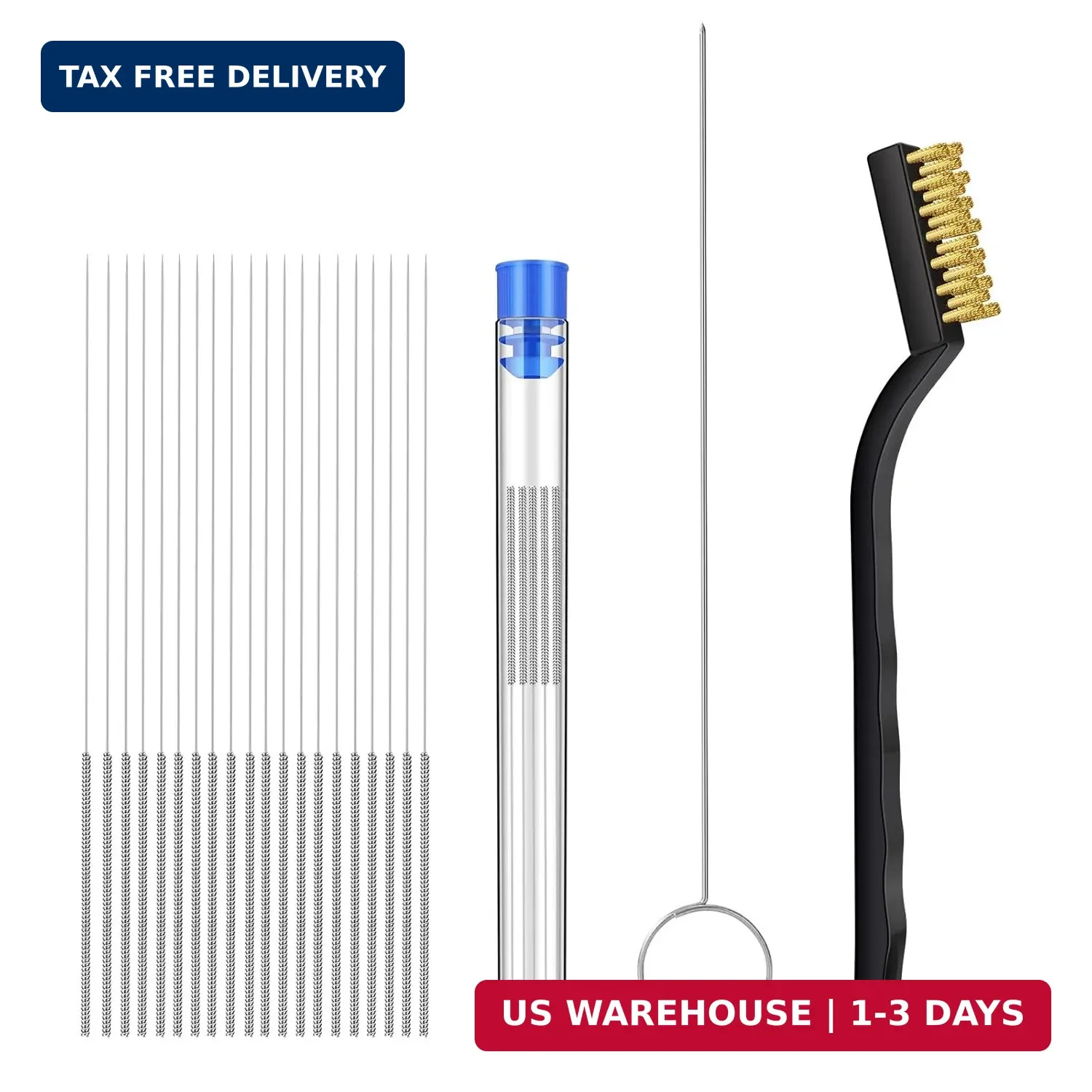 22Pcs 3D Printer Nozzle Cleaning Kit - Nozzle Cleaner 3D Printer with 1.5mm Clog