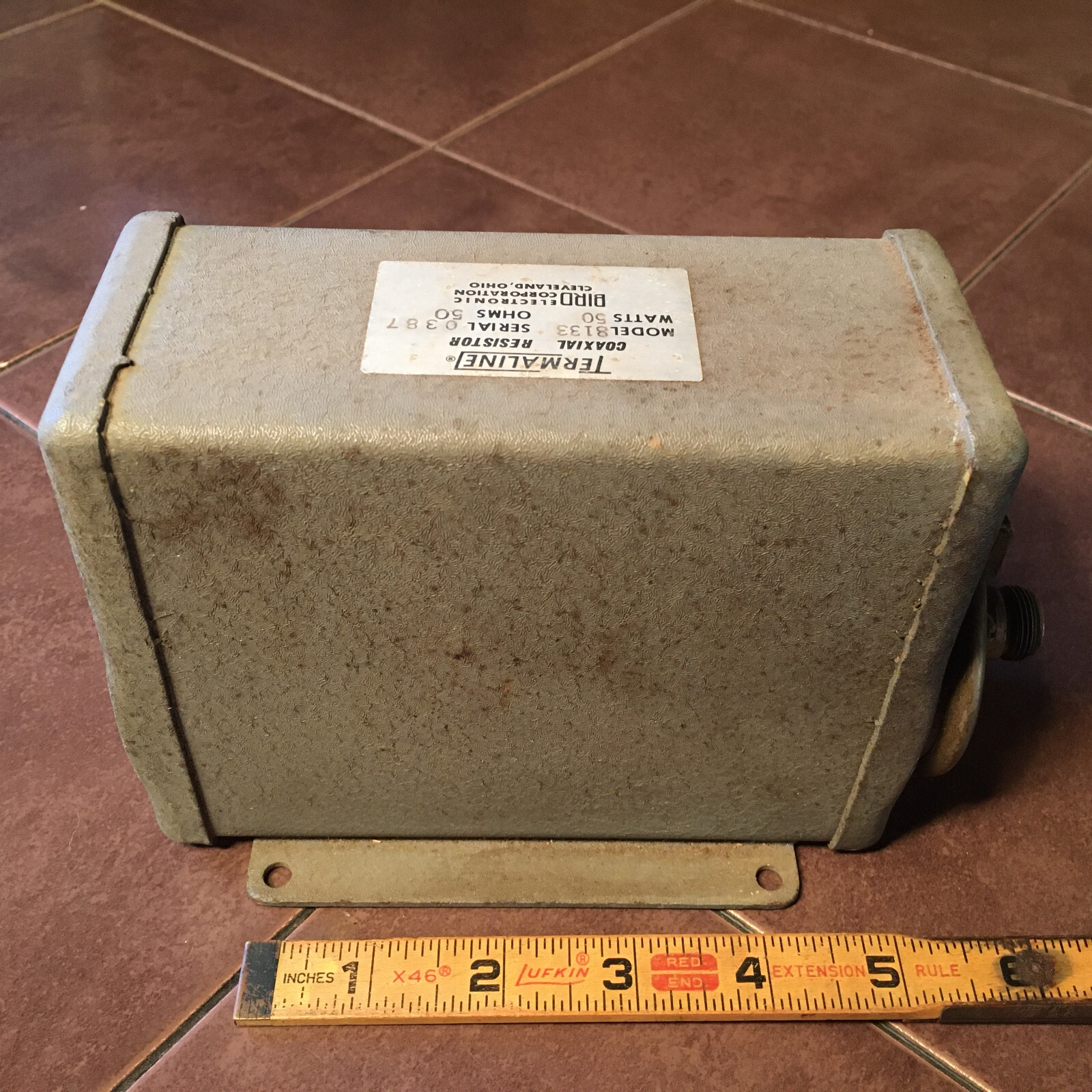 Bird Model 8133 Termaline 50-Watt Dummy Load, 50 ohm.