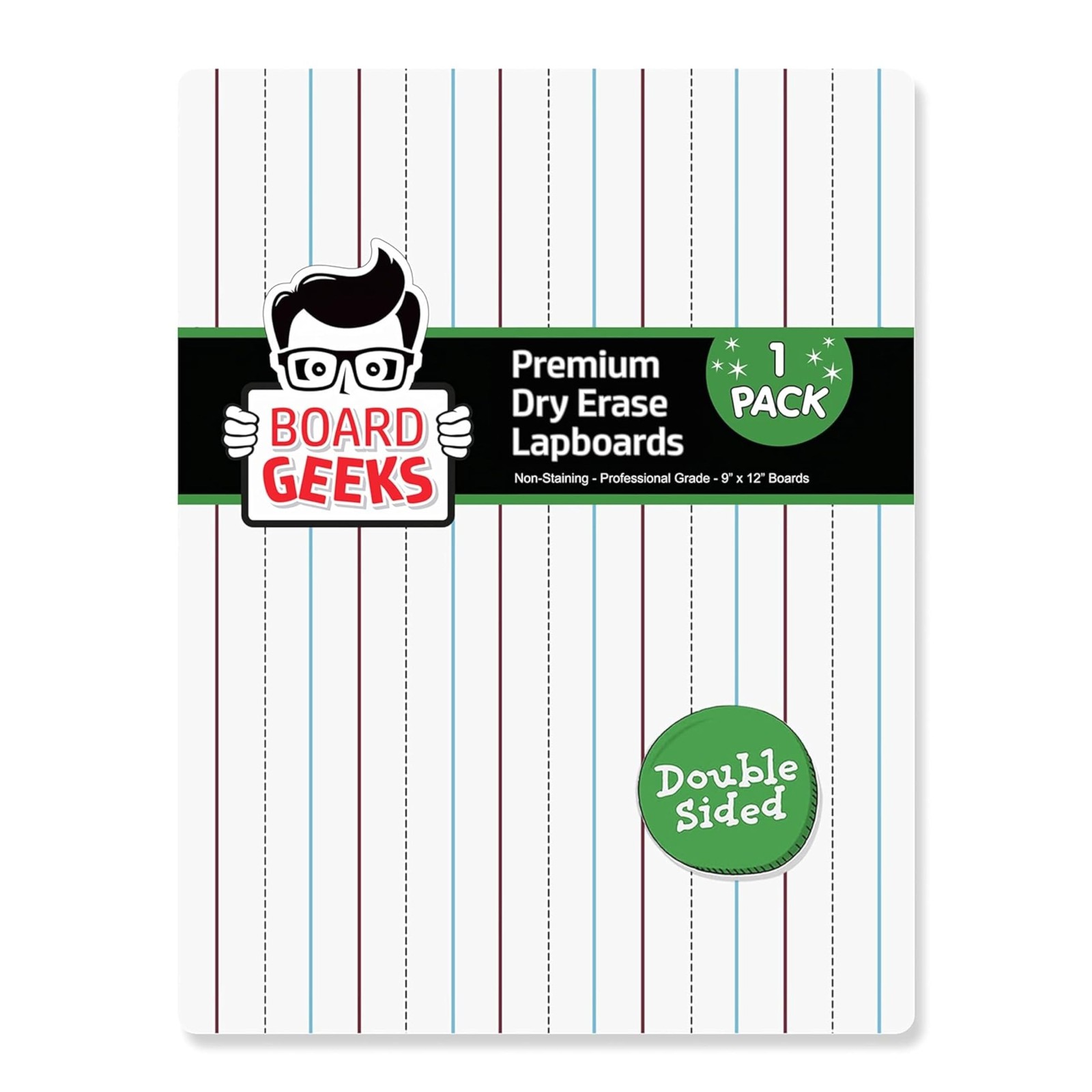 Board Geeks 1 Small Dry Erase Board for Kids - White Board for Kids | Individ...