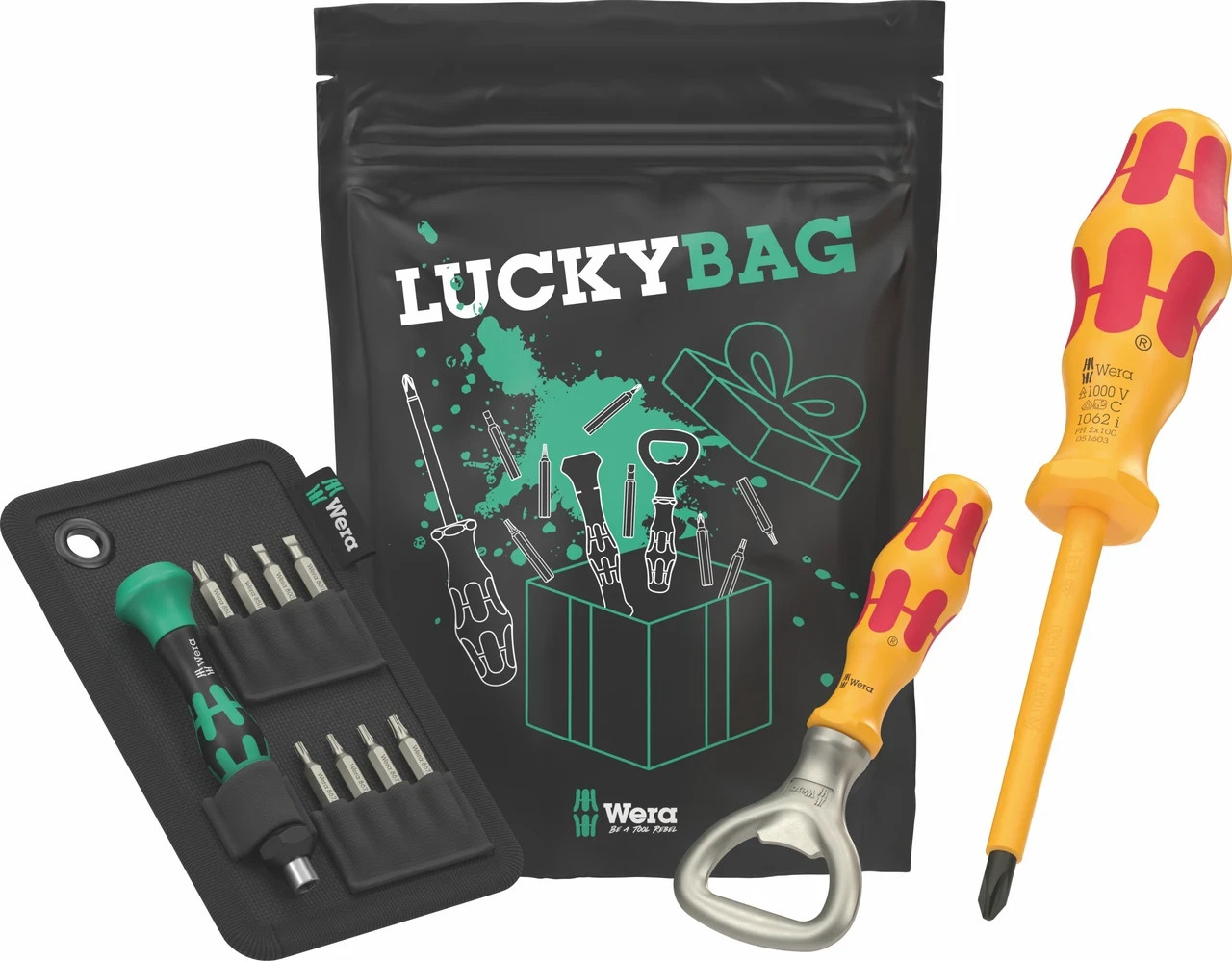 Wera 136056, The Lucky Bag Limited Edition Set