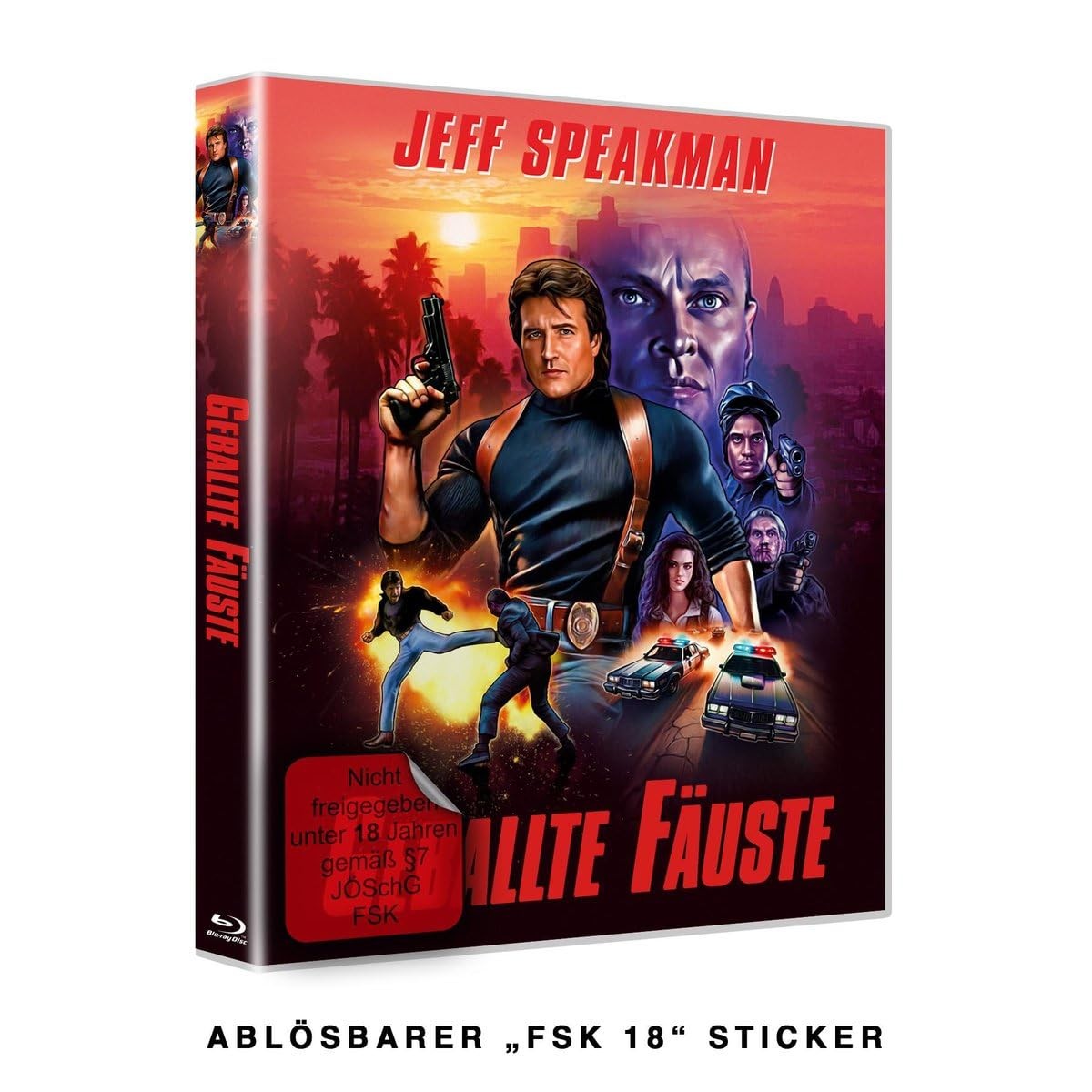JEFF SPEAKMAN - Geballte Fäuste aka STREET KNIGHT Cover B  (Blu-ray) (UK IMPORT)