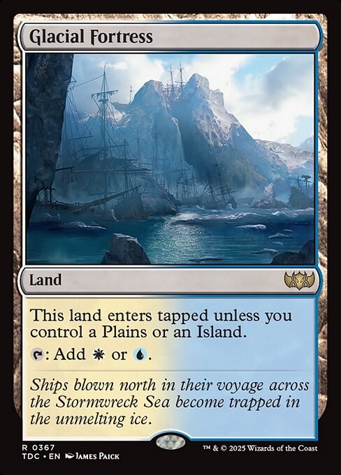 Glacial Fortress 367 R Normal TDC MTG NM