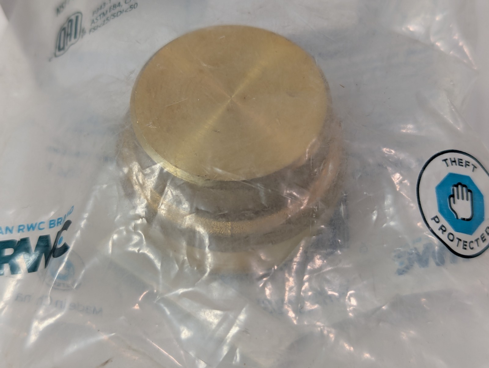 TWO RWC 1" PVC End Caps by SHARK BITE BRASS - NIB