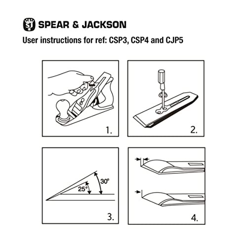 Spear & Jackson CSP4 No. 4 Smoothing Plane