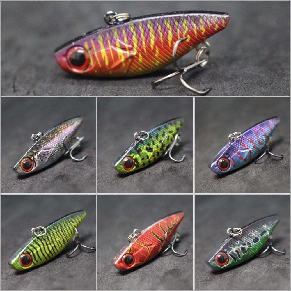Lipless Crankbait Fishing Lure wLure 1 1/2 inch 1/6 oz Sinking Bass Fishing L666