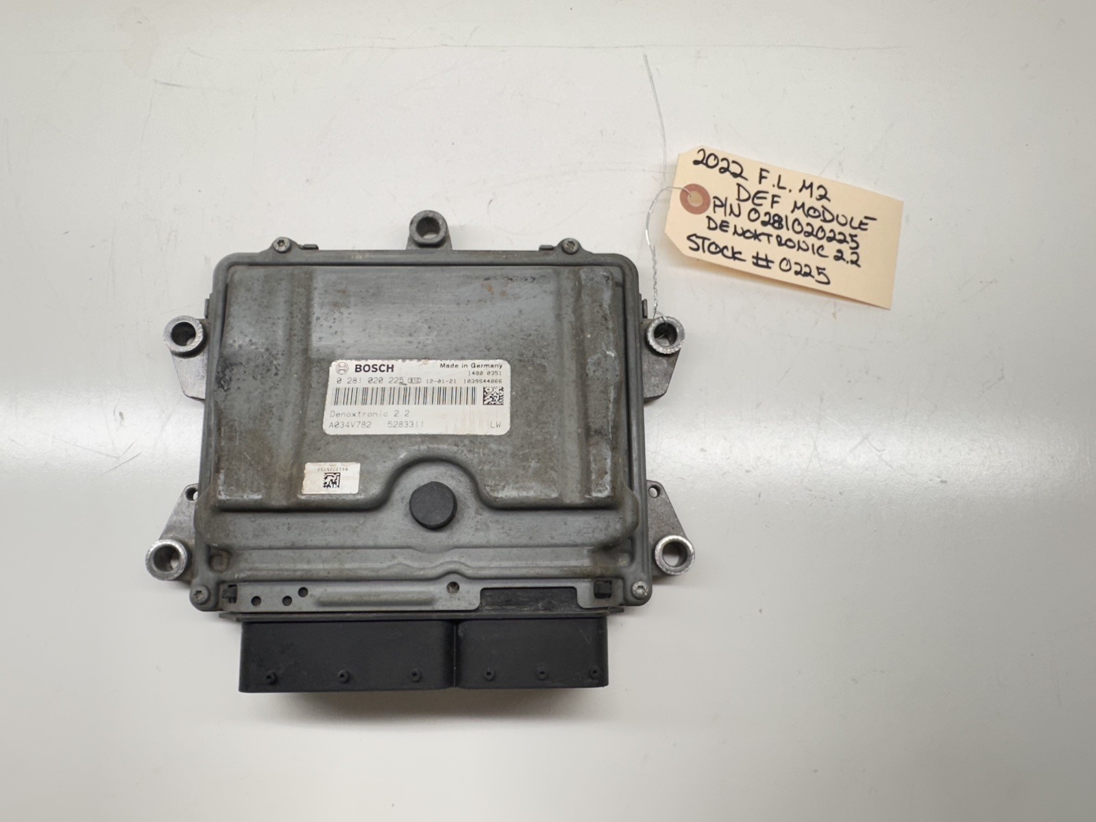 2022 Freightliner M2 DEF Module Bosch Denoxtronic 2.2 0281020225 A034V782 2021