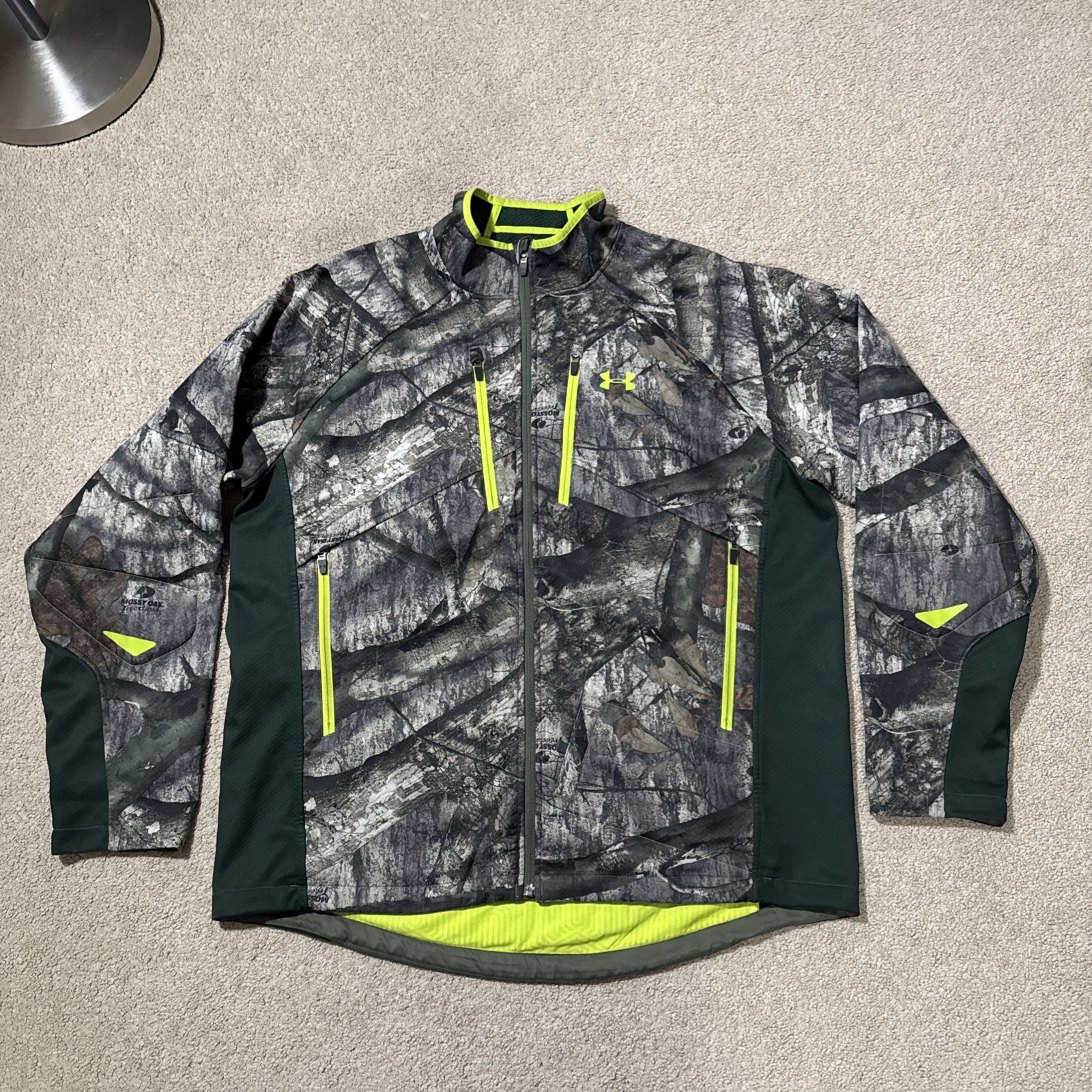 Under Armour Scent Control Storm 2 Softshell Camo Jacket Mossy Oak Treestand 2XL