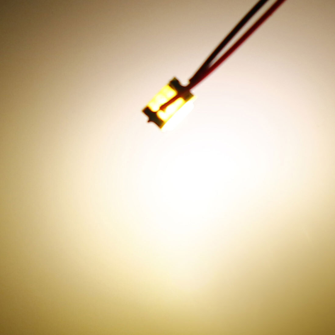10pcs Pre-soldered Micro Surface Mounted Devices LED Warm White Light Diode