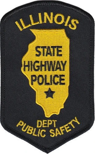 ILLINOIS DEPARTMENT OF PUBLIC SAFETY STATE HIGHWAY POLICE PATCH _ C24
