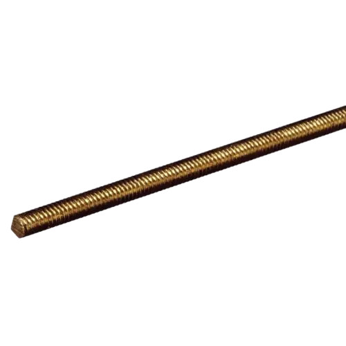 Hillman Brass Threaded Rod,  10-24 x 1 ft.
