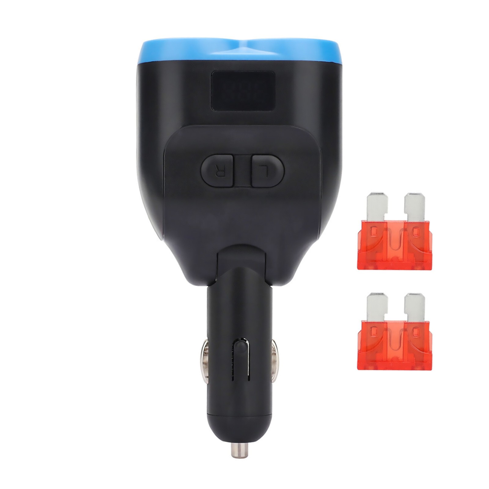 Dual USB Car LCD Cigarette Lighter Socket Splitter DC/12V Charger Power Adapter