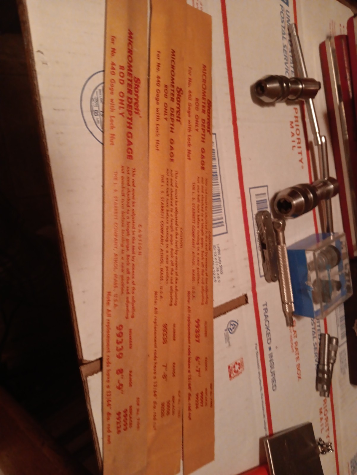 Starrett Micrometer Depth Gage Rod Only. Number 99337 9338 9339 New