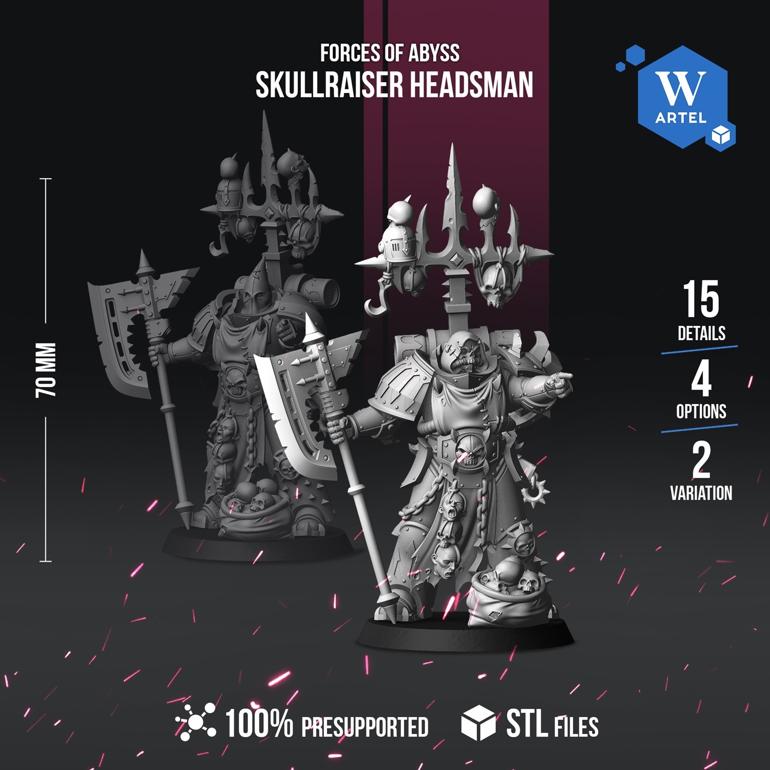 Artel W Forces of the Abyss: Skullraisers Headsman