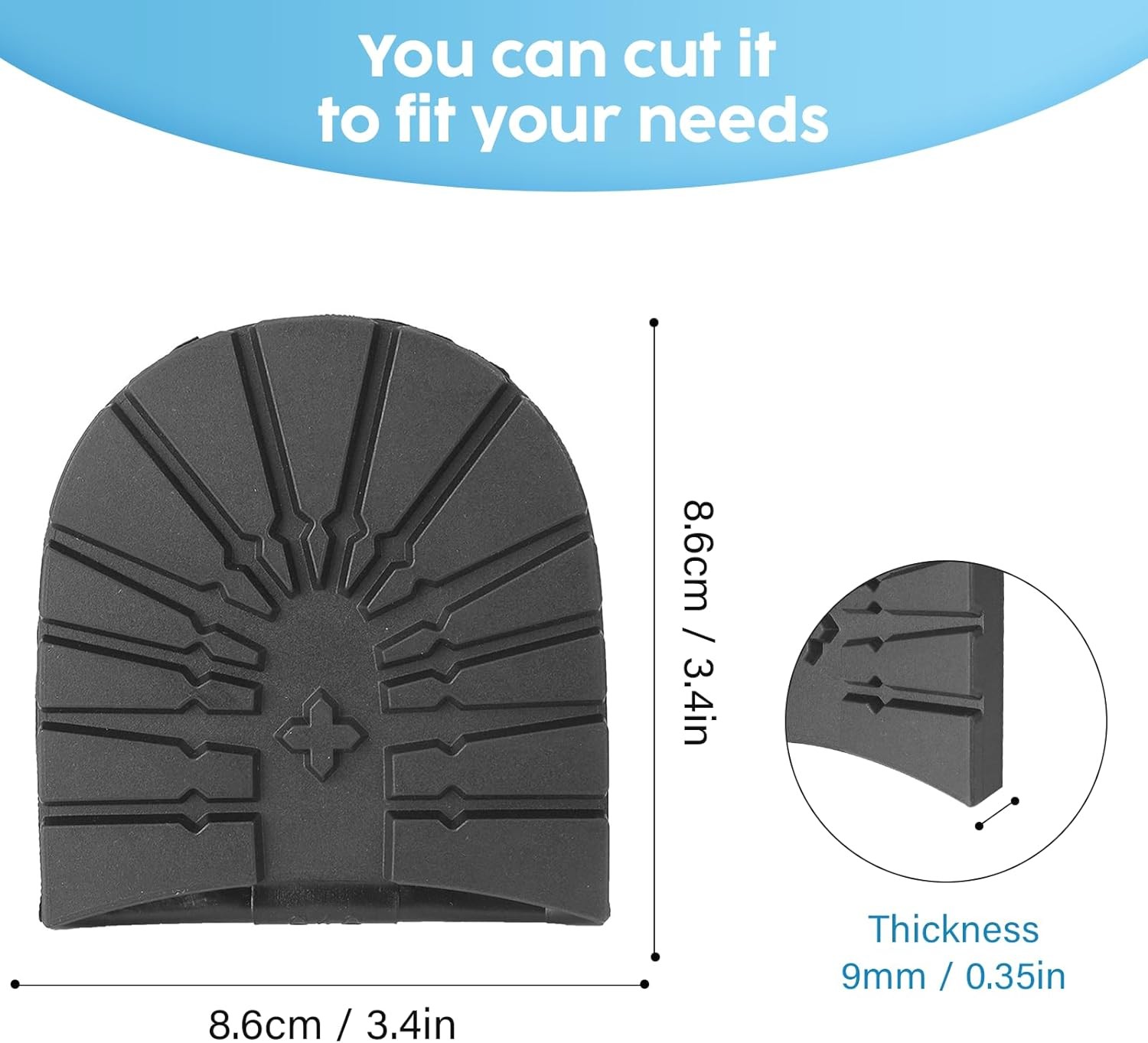 Shoe Heel Replacement Pads