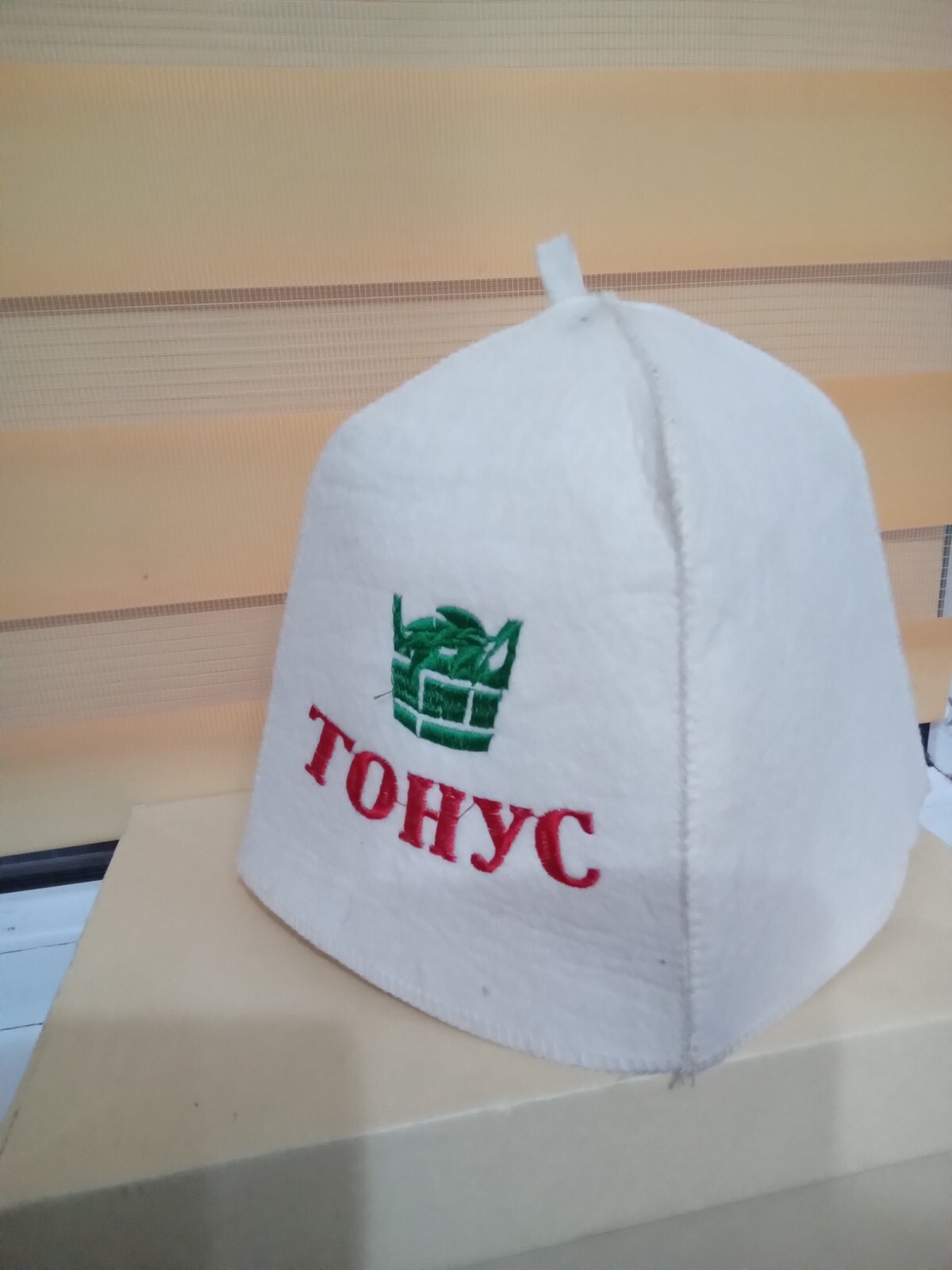 Шерстянная шапка для сауны