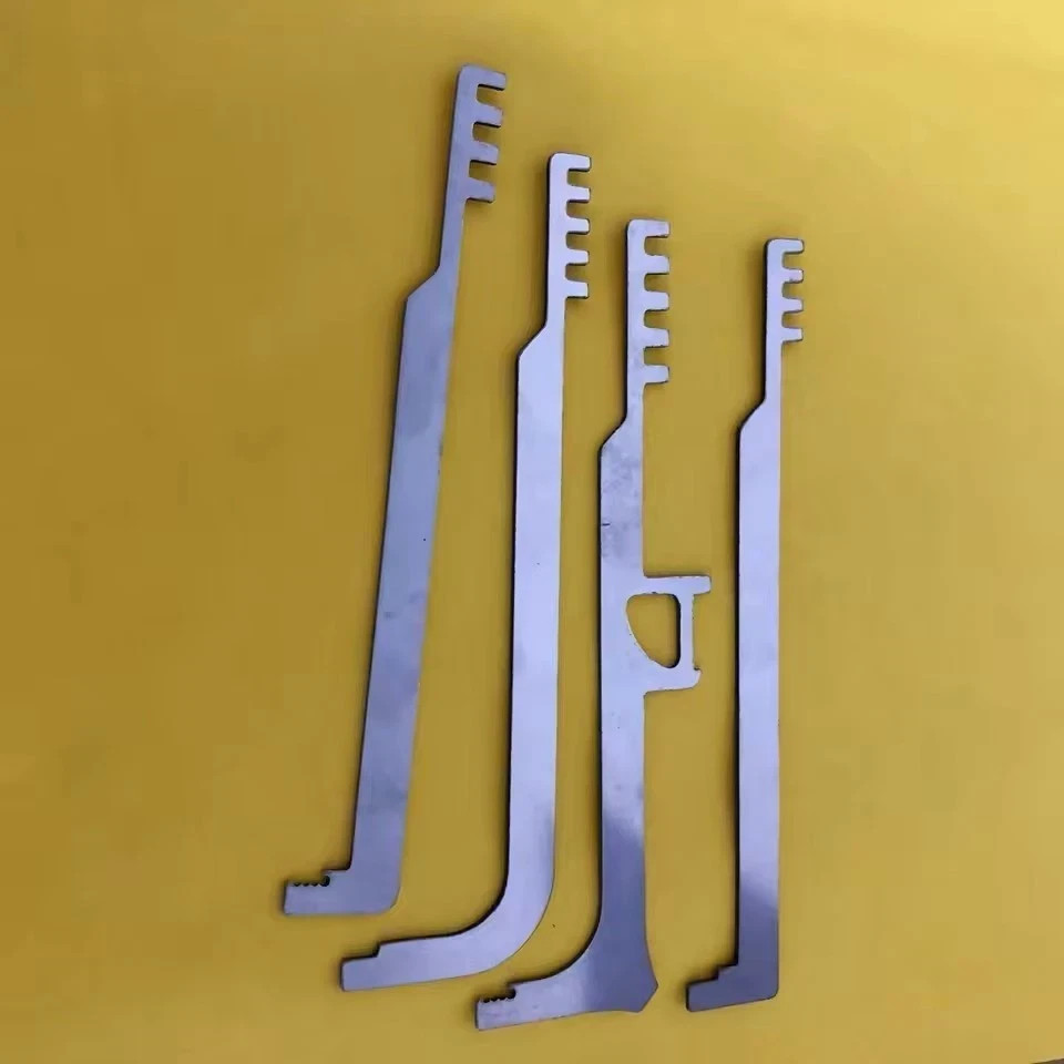 4pc Stainless Steel Comb Picks for Lock Out Police Fireman Locksmith Emergency