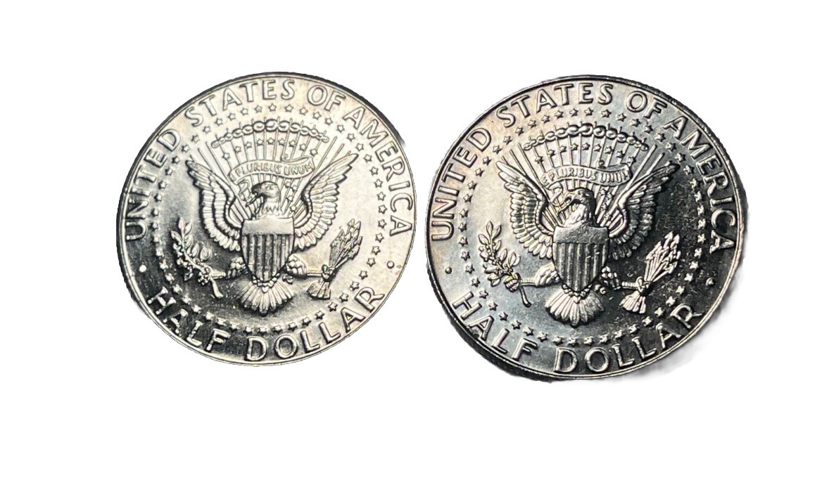 2001 P & D Kennedy Half Dollars from Mint Sealed Rolls (2 Coins)