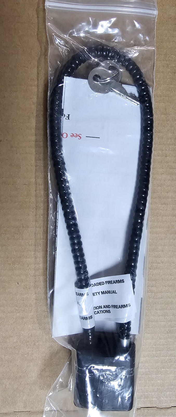 Firearm Cable Gun Locks