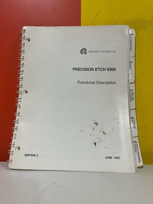 APPLIED MATERIALS 8300 System Functional Description