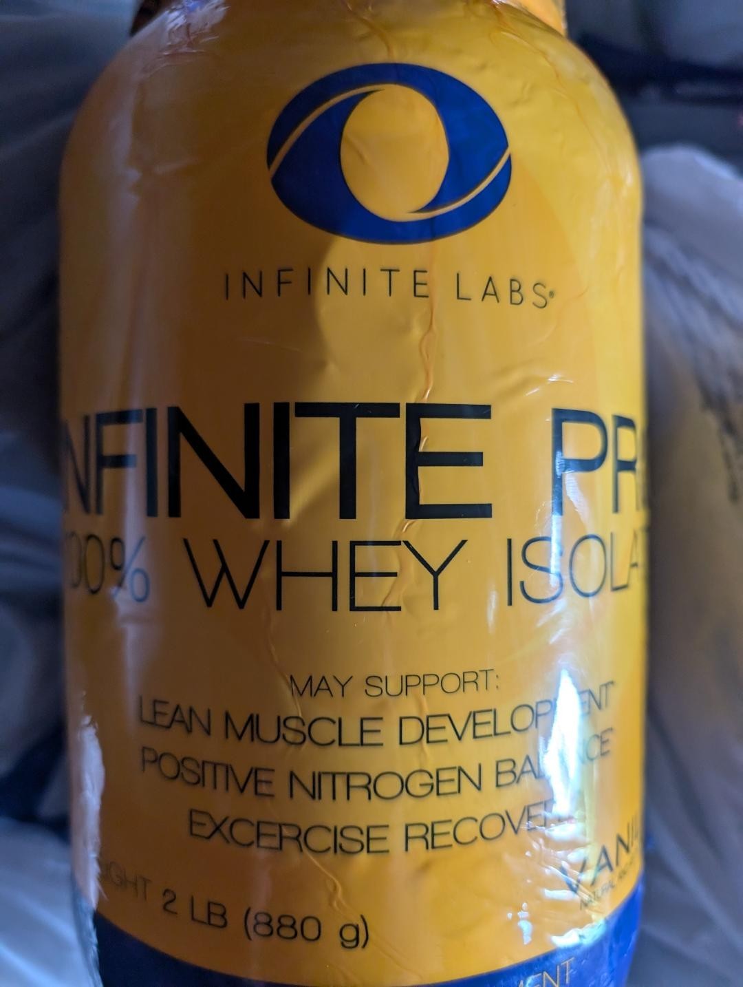Infinite Labs INFINITE PRO 100% WHEY ISOLATE 2LB Vanilla. 09/24