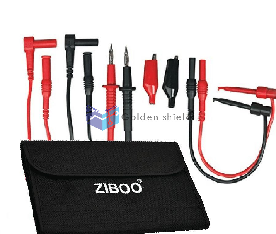 Electronic Test Lead Kit fit EXTECH TL809 with ZIBOO Accessory Case ✦Kd
