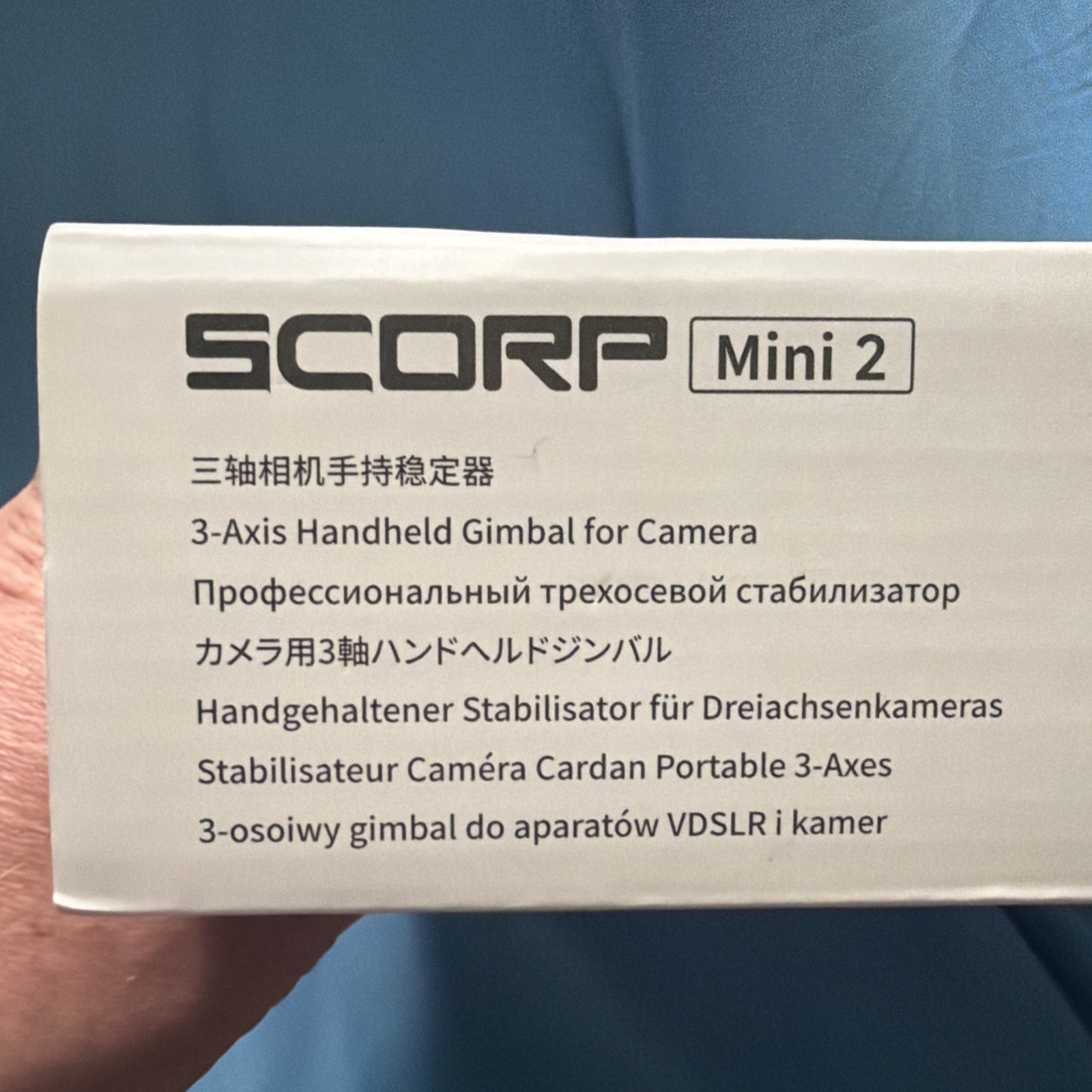 SCORP MINI 2 Gimbal Stabilizer for Mirrorless Camera & Smartphone | AI Tracking