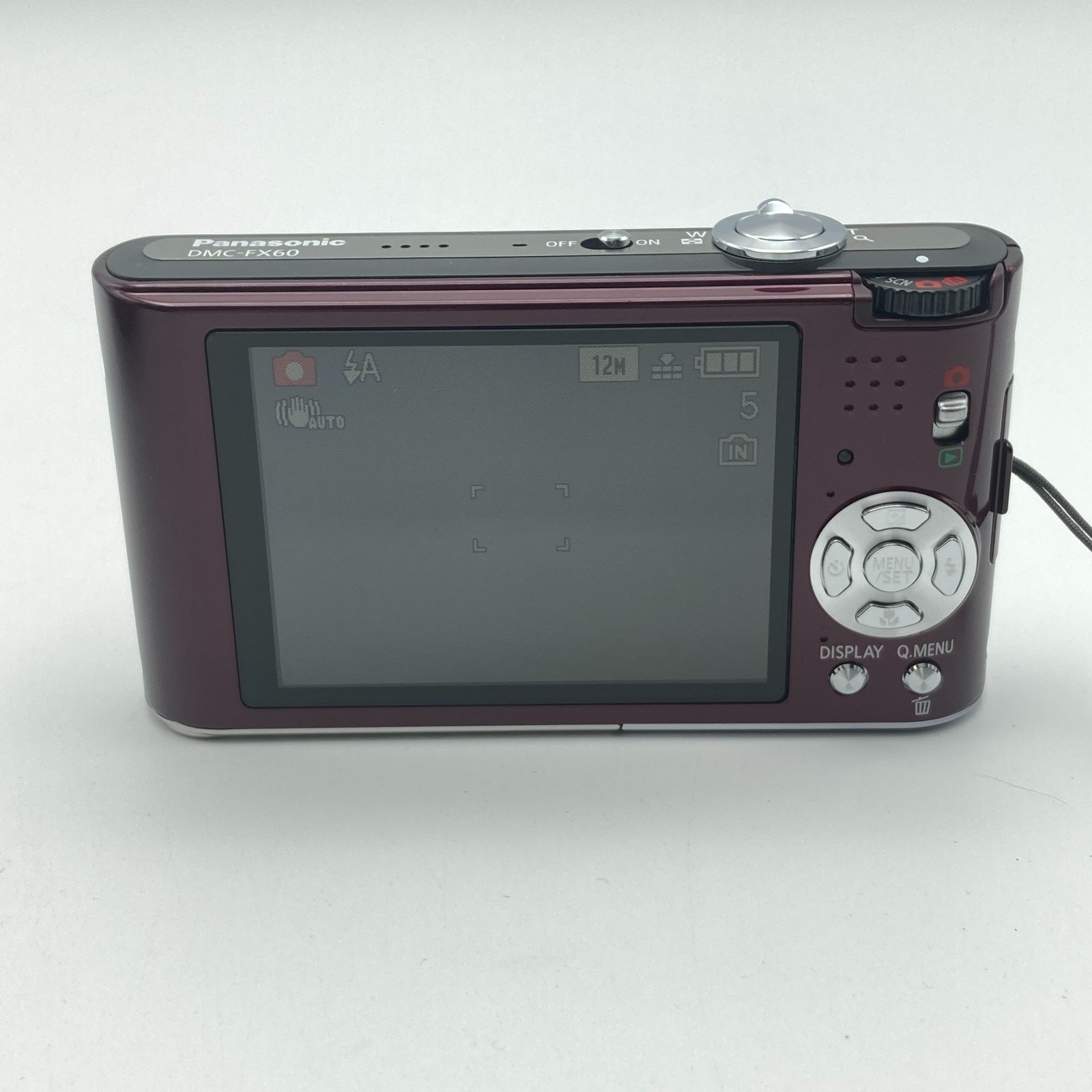 Panasonic Lumix DMC-FX60 Violet 12.1MP Digital Compact Camera Boxed