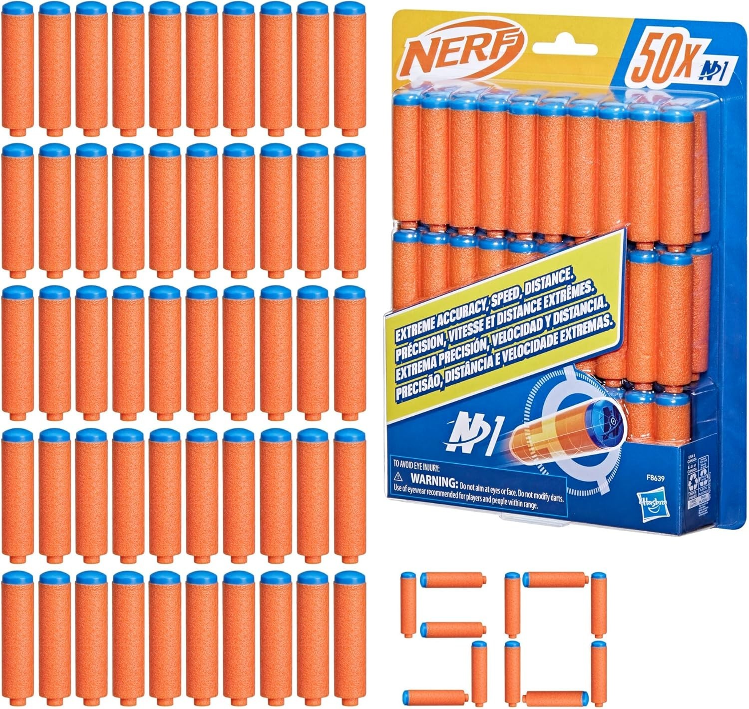 Nerf Series N1 Darts, Includes 50 Darts, Nerf Series Set of  3 NEW