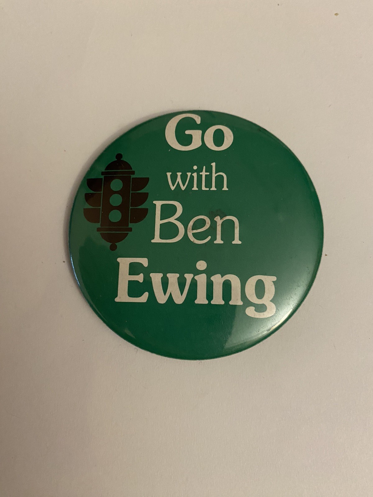 Go With Ben Ewing Pin Back Button P157