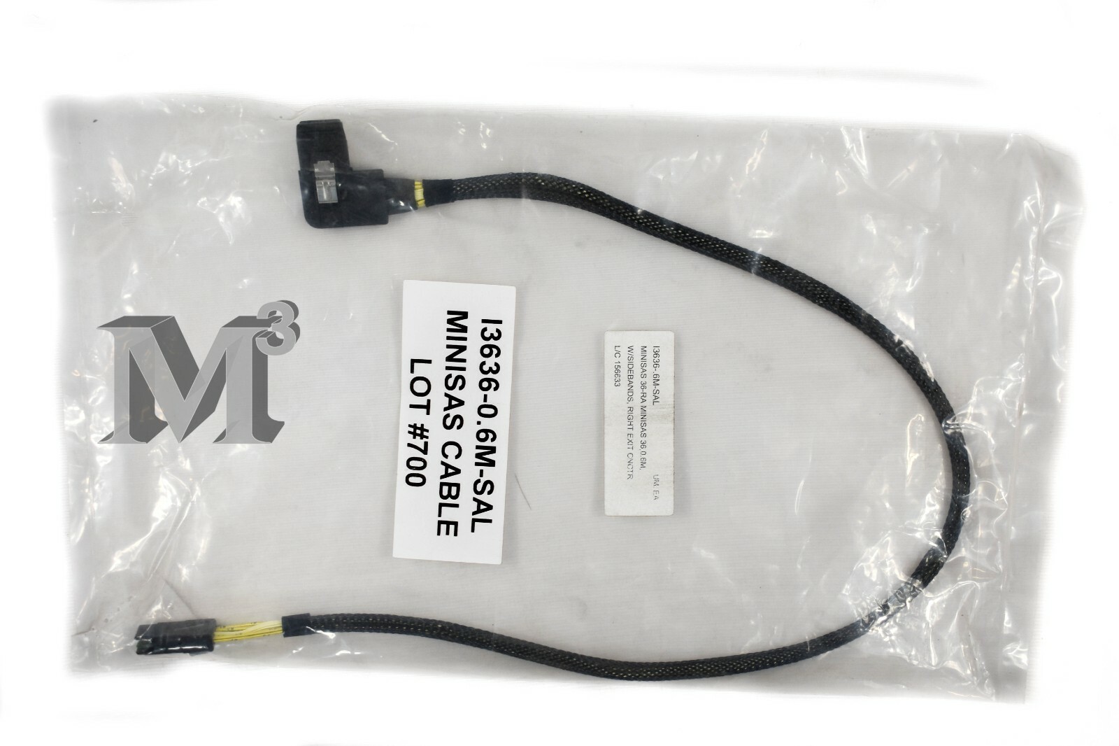 I336-0.6M-SAL Braided MiniSAS 36 Cable
