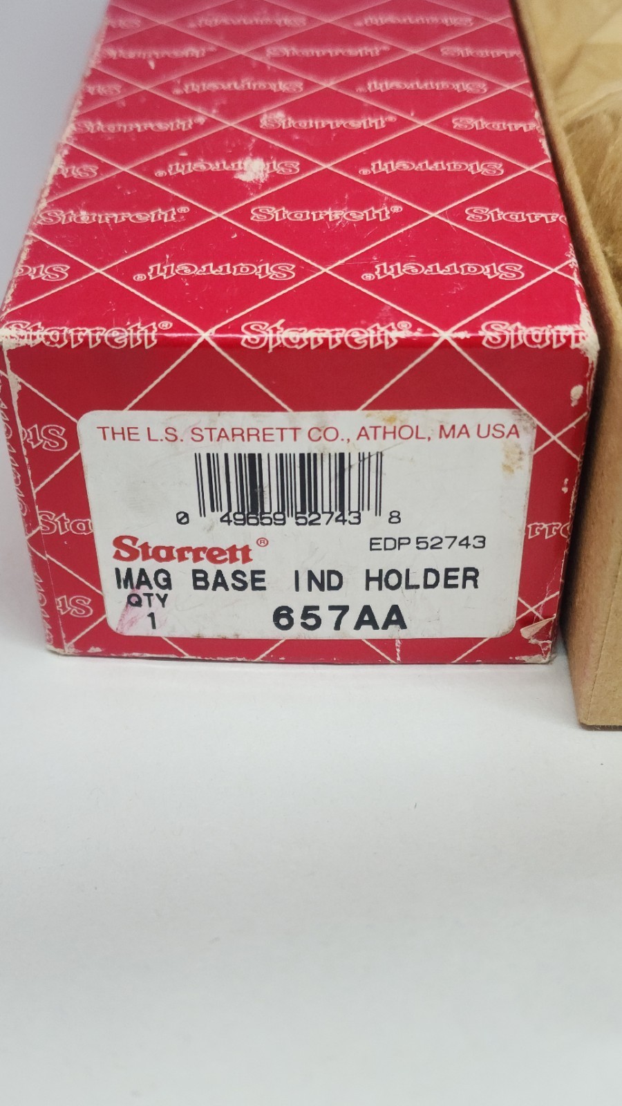 Starrett 657AA Magnetic Base Indicator Holder, Magnetic Base, Indicator Holder