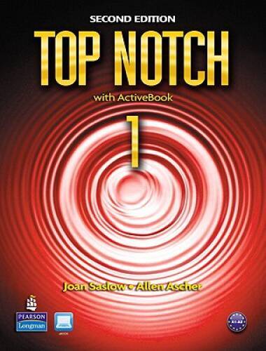 Top Notch 1 with ActiveBook, 2nd Edition - Paperback By Joan Saslow - GOOD