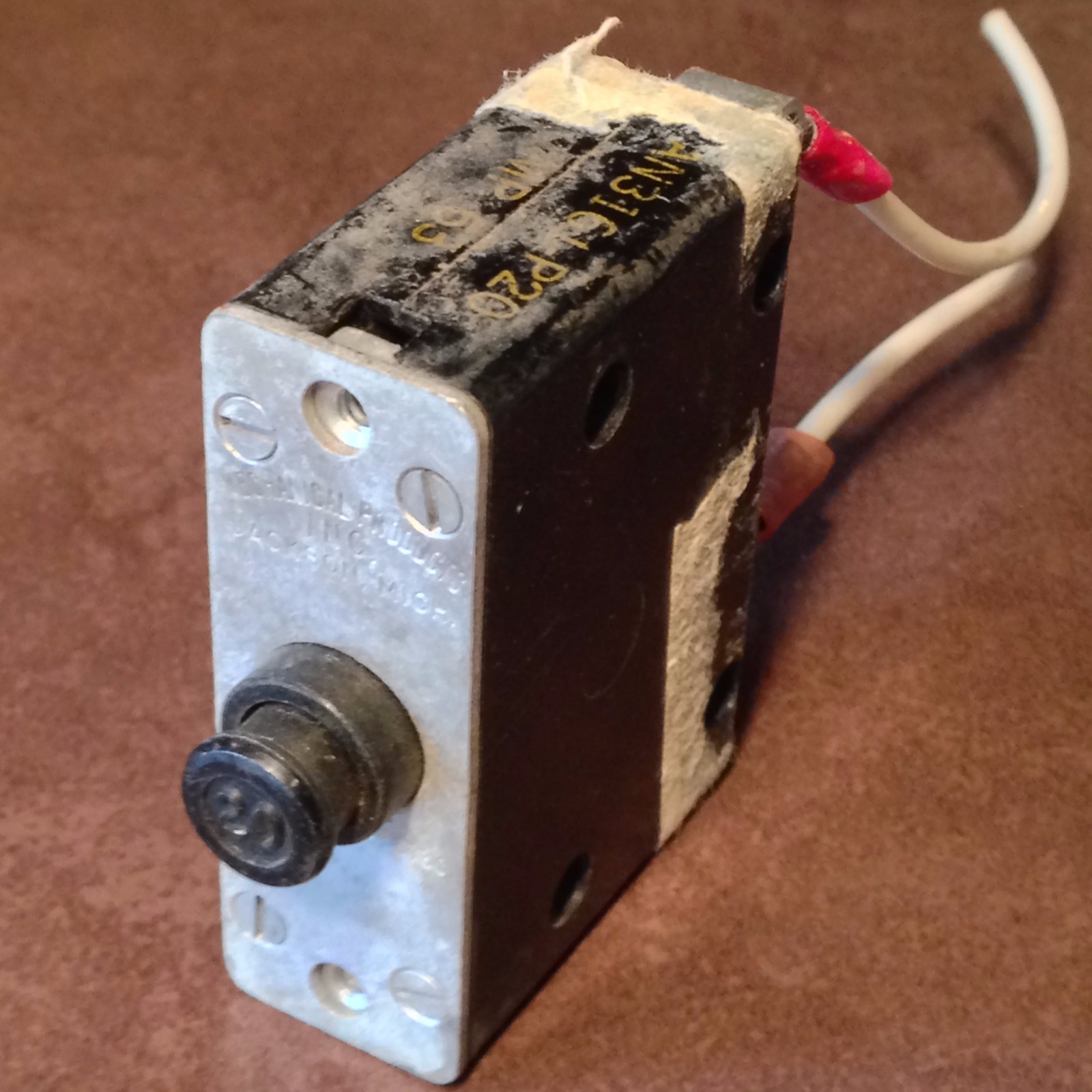 Mechanical Products 20 Amp Circuit Breaker AN3161-20P