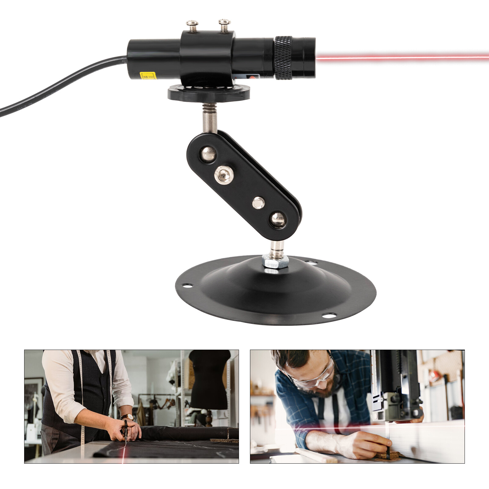 Universal 650nm 100mW Red Laser Line Module for Precise Cutting Alignment