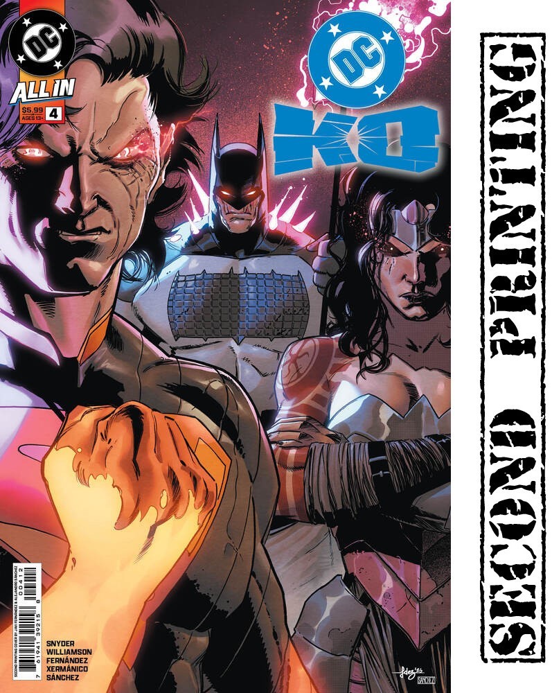 DC K.O. #4 - Second Printing Cover A Javier Fernandez - NM - DC - Presale 04/29