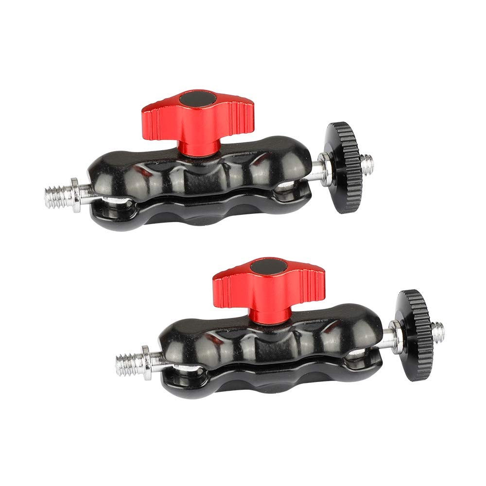 2 Pack Universal Magic Arm with Dual Ball Heads Camera Mounts
