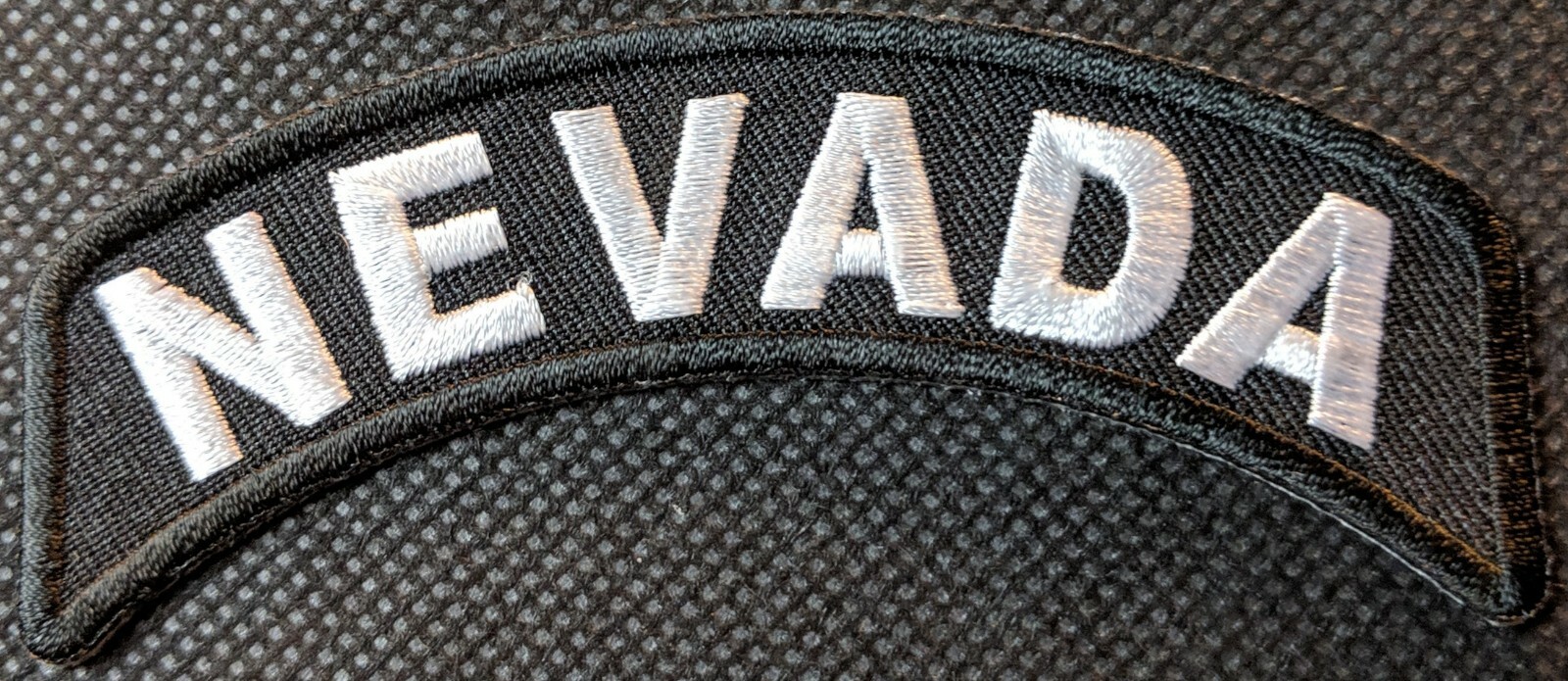 Nevada Mini Rocker Motorcycle Patch Biker Patch