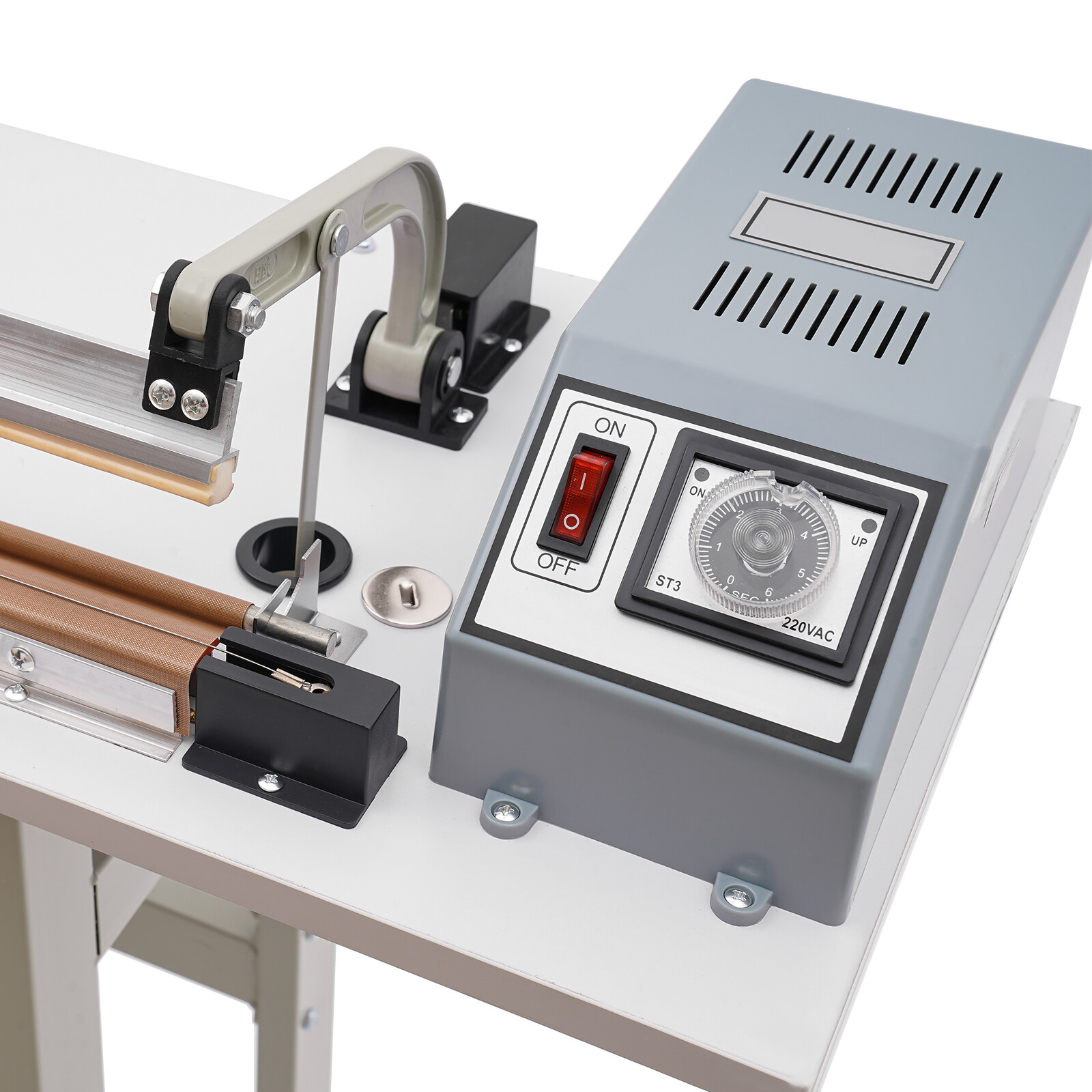 22.83" Foot Pedal Impulse Sealer heat sealing machine,Plastic Bag sealer 110V