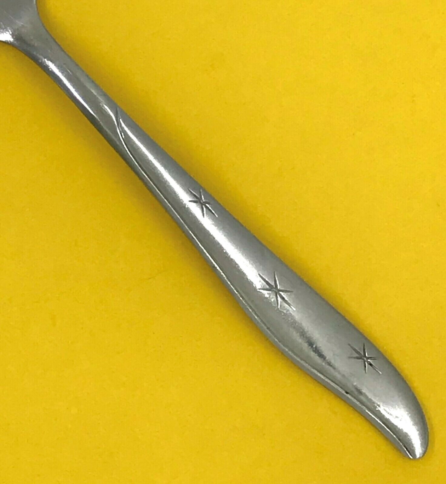 MAR-CREST CITATION STARBURST GLOSSY STAINLESS FLATWARE SINGLES & GROUPS - CHOICE