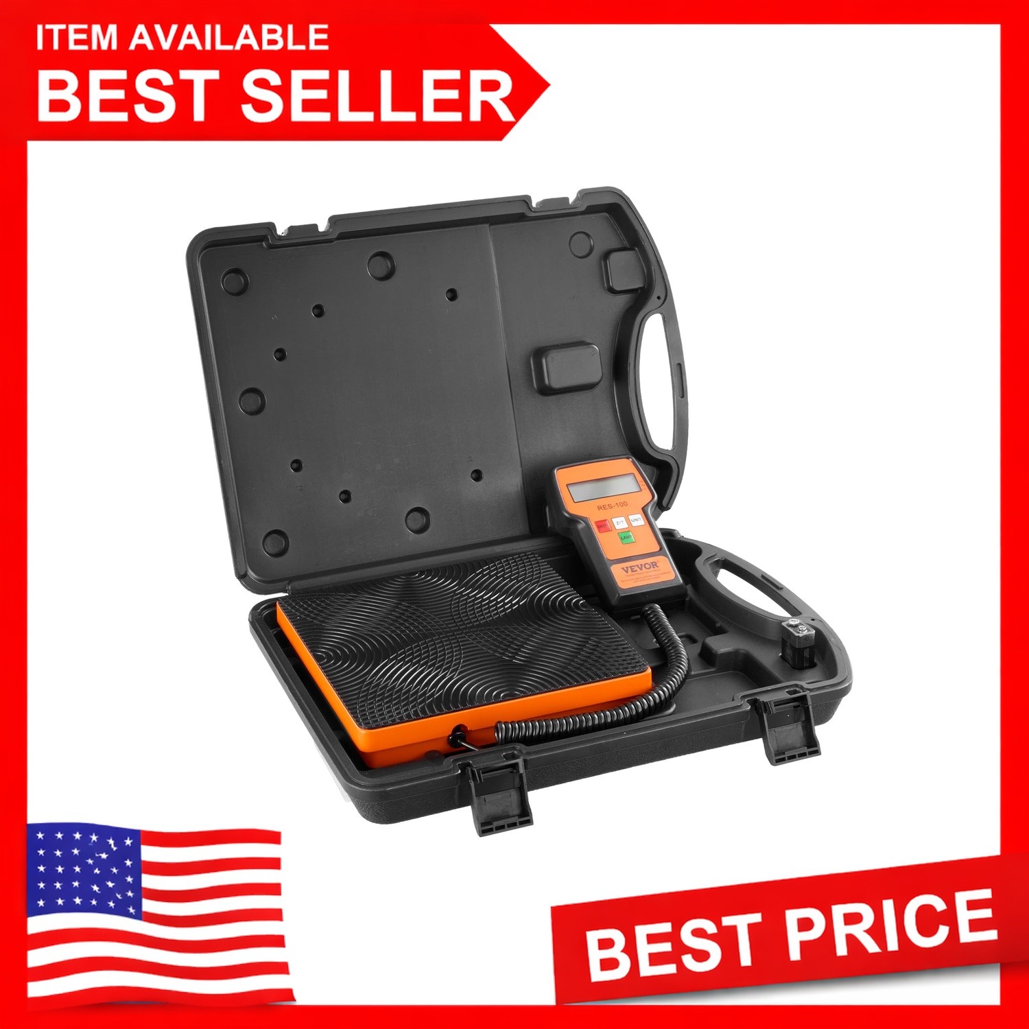 Digital Refrigerant Scale VEVOR 110 LBS HVAC New